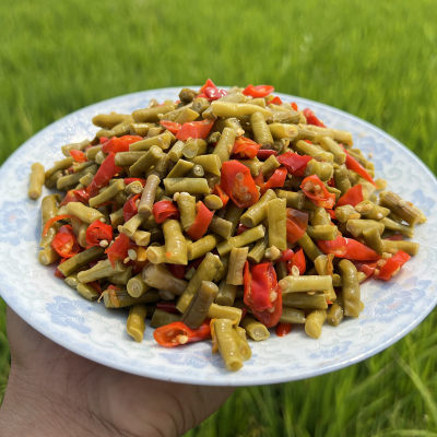 酸辣豆角湖南老坛腌制开胃菜