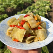 湖南特产农家腌制酸辣青菜梗 泡菜开胃下饭菜腌菜老坛酸菜 芥菜梗