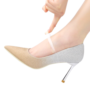 高跟鞋防掉跟神器透明隐形绑带女款隐形束鞋带鞋子皮鞋脚后跟单鞋