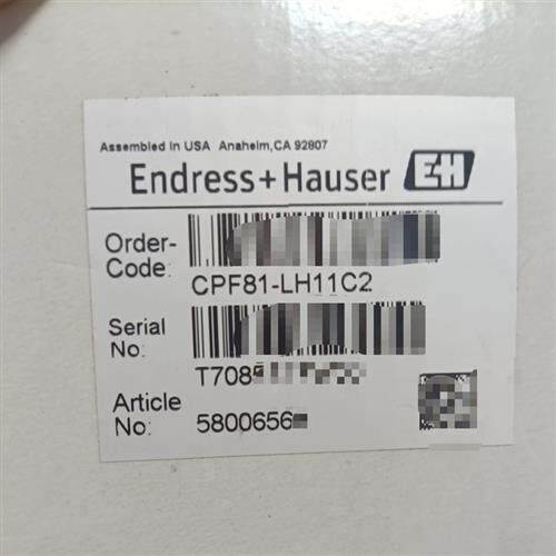 议价E+H电极CPF81-LH11C258006568全新原厂低价出售