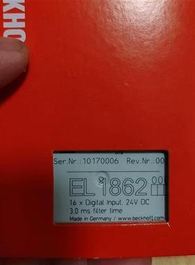 议价EL1862 德国BECKHOFF倍福模块功能好议价