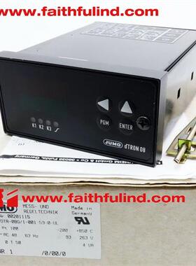 议价Jumo 00201115 久茂全新温控器 DTR-08Q/1-001-59-0-UL dTron