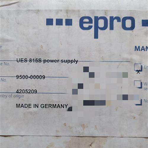议价EPRO感测器ES815S-24AR  9500-00009 电源模组