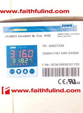 议价Jumo 00627339 久茂全新温控器 703041/181-040-23/000 dTRON
