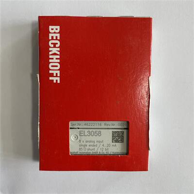议价德国BECKHOFF 模块 EL3058 EL2521 EL1008-0000 EL6692
