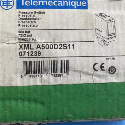 议价Schneider施耐德压力开关XMLA500D2S11压力感测器071239感测