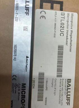 议价BALLUFFBTL5-A11-M0800-P-S32 BTL02UC 160206970 感测