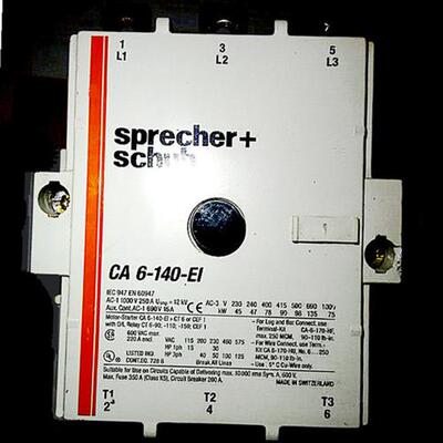 议价斯普雷彻sprecher+schuh接触器 CA6-140-EI-220  CA6-140-EI-