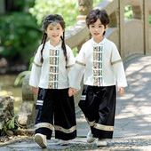 三月三男童少数民族风服装 儿童演出服 中国风女童壮族苗族汉服套装