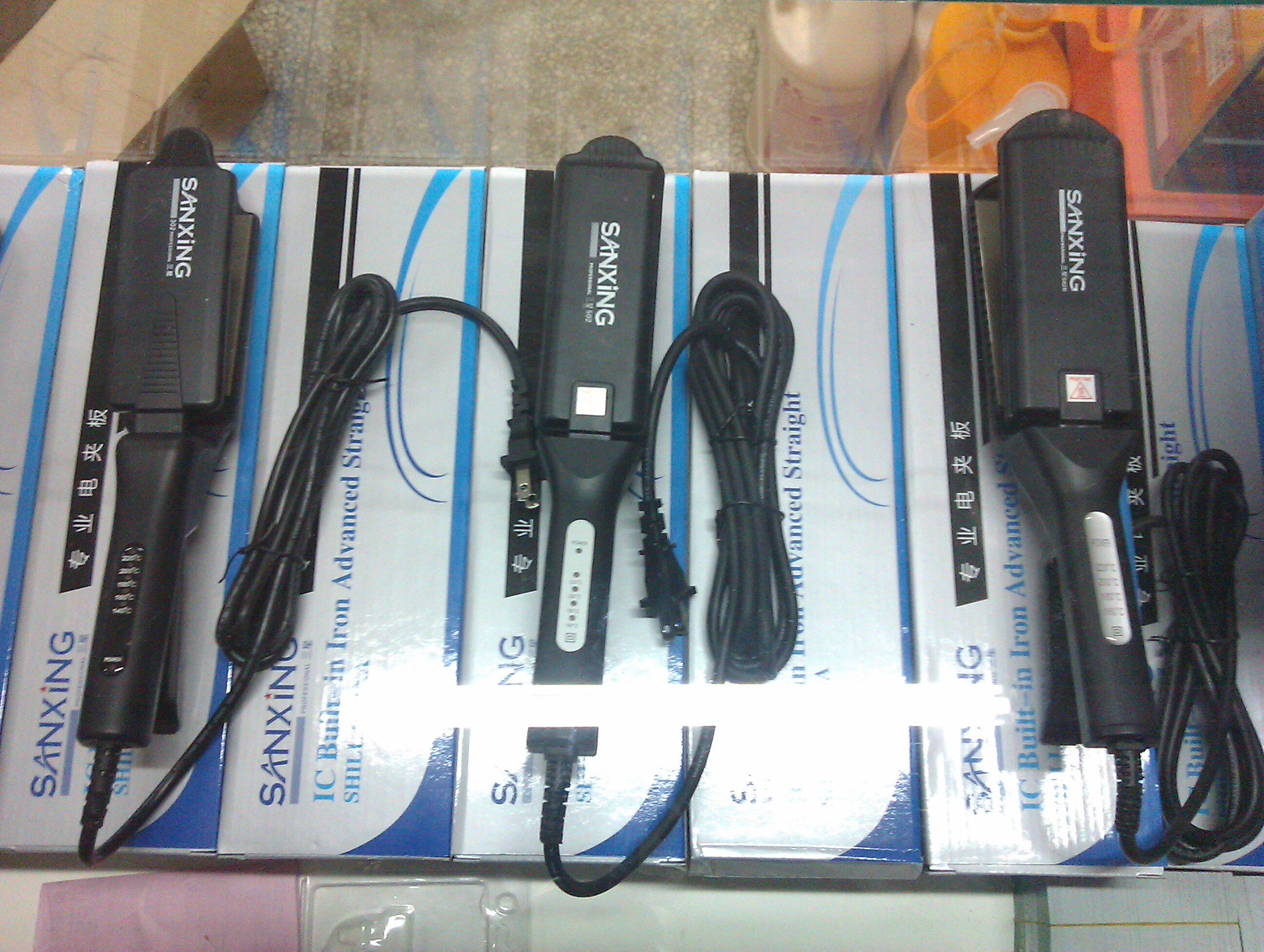 包邮三星直发器 陶瓷涂层负离子拉直夹板  离子夹板