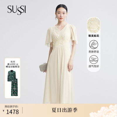 SUSSI/古色名媛风连衣裙