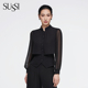立领灯笼长袖 商场同款 收腰上衣设计感小众 古色26春新款 SUSSI