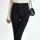 薄款 超长版 裤 子高腰小脚铅笔裤 高个外穿加长打底裤 弹力女裤 春秋款