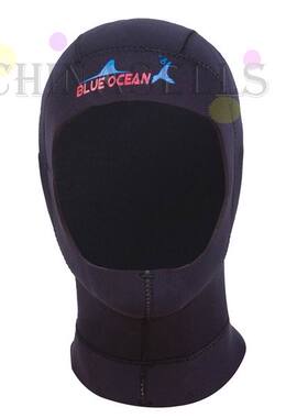 1mm3mm潜水帽潜水头套冬泳帽防护束发保暖帽防水母套头帽防晒面罩