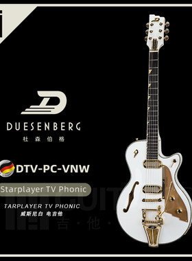 德国Duesenberg杜森伯格 Starplayer TV Phonic 威斯尼白 电吉他