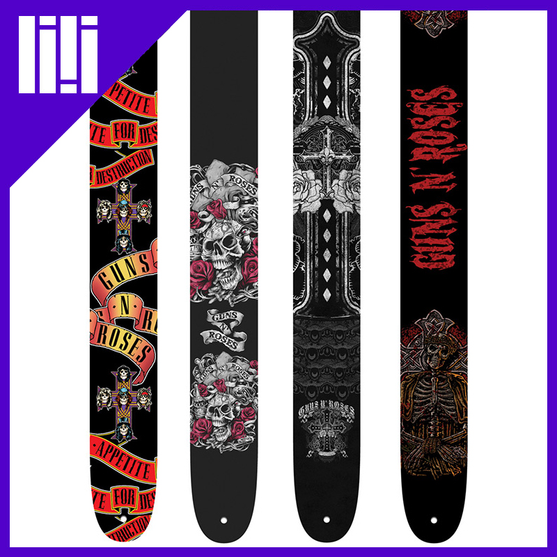 电木吉他背带派瑞斯枪花乐队