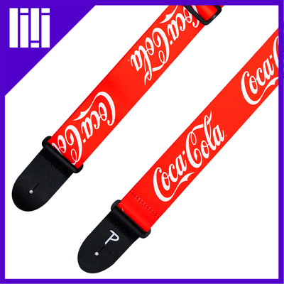 加拿大 Perri's派瑞斯 正版授权民谣电木吉他贝斯可口可乐背带5CM