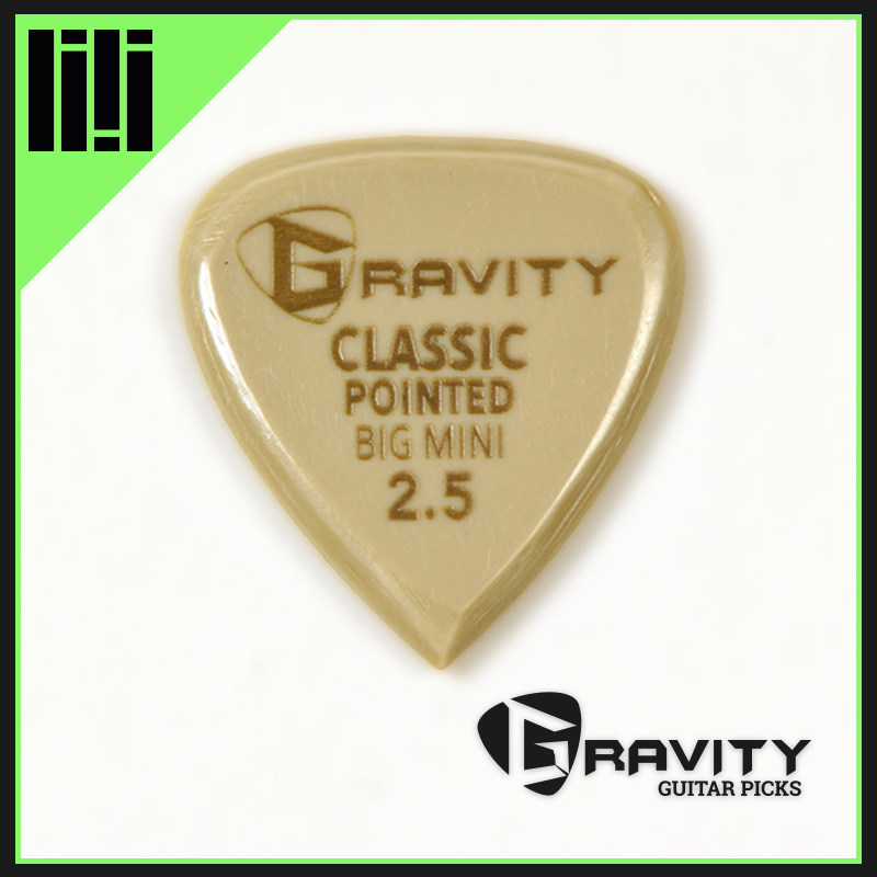 美国进口Gravity重力拨片 Gold旗舰黄金系列 Razer电木吉他贝斯