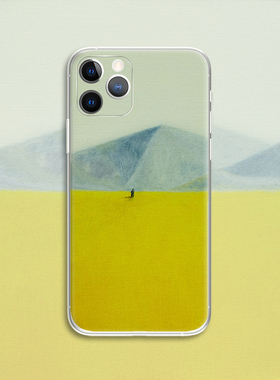 guim tio zarraluki 孤单症候群极简插画油画文艺术生手机壳E382适用苹果iphone16promax 华为小米VIVOoppo