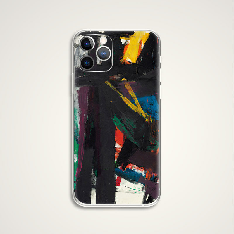 franzkline 弗朗兹克兰无题涂鸦抽象水墨油画文艺术生手机壳 e394