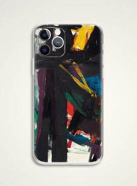 franz kline 弗朗兹克兰无题涂鸦抽象水墨油画文艺术生手机壳 E394 适用苹果iphone17PROMAX AIR华为小米三星