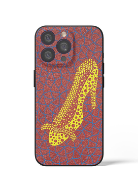Yayoi Kusama 草间弥生 波点水晶鞋 波普现代文艺术生手机壳 F447 适用苹果iphone17PROMAX AIR 华为小米三星