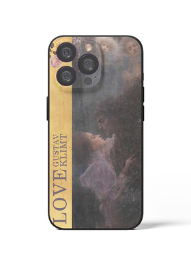 Gustav Klimt 克林姆特LOVE 复古油画名画文艺术生手机壳 F462 适用苹果iphone17PROMAX AIR 华为小米三星