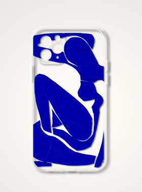 Henri Matisse马蒂斯剪纸蓝色人体名画文艺术生透明手机壳 E132  适用苹果iphone17PROMAX AIR 华为小米三星