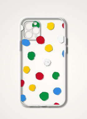 Yayoi Kusama 草间弥生彩色波点圆点波普现代潮流文艺术生透明手机壳 E891 适用苹果iphone17PROMAX AIR 三星