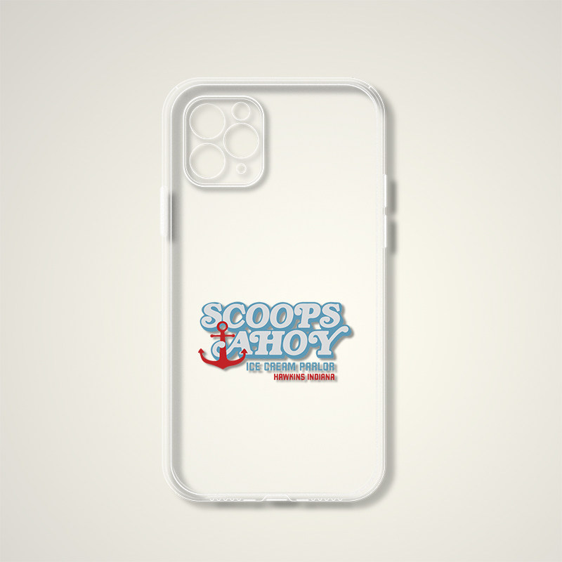 stranger things 怪奇物语 冰淇淋店LOGO 美剧周边透明手机壳 F373 适用苹果iphone17PROMAX AIR华为小米三星