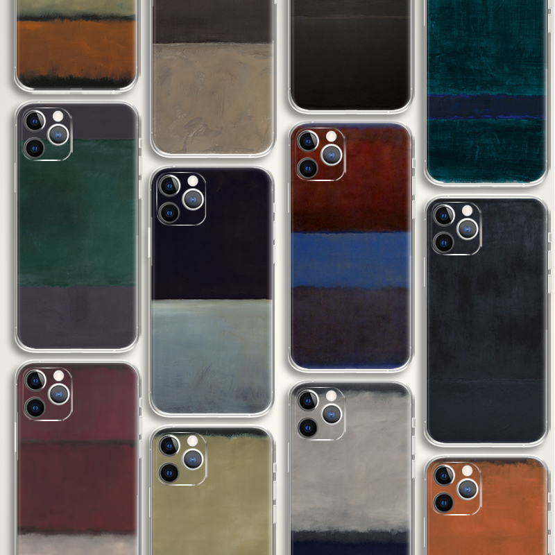 Mark Rothko 马克罗斯科 暗色系名画油画文艺术生手机壳 F265 适用苹果iphone17PROMAX AIR 华为小米三星