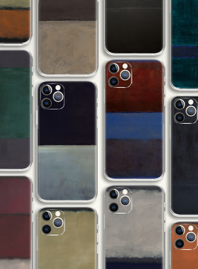 Mark Rothko 马克罗斯科 暗色系名画油画文艺术生手机壳 F265 适用苹果iphone17PROMAX AIR 华为小米三星