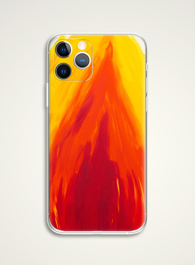 David Shrigley 火焰 插画文艺术生手机壳 F124 适用苹果iphone17PROMAX AIR 华为小米VIVOoppo一加荣耀三星