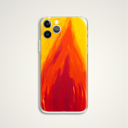 David Shrigley 火焰 插画文艺术生手机壳 F124 适用苹果iphone17PROMAX AIR 华为小米VIVOoppo一加荣耀三星