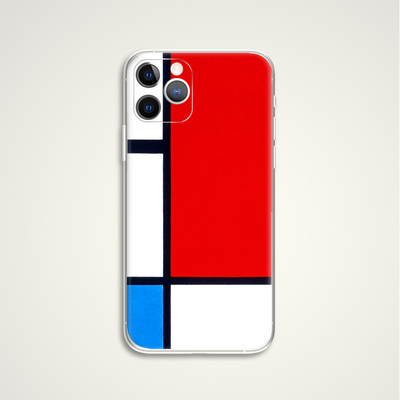 Mondrian蒙德里安红蓝白