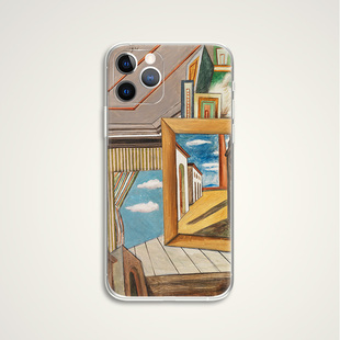 Giorgio de Chirico 乔治德基里科 画中的风景超现实油画文艺术生手机壳 E684 适用苹果iphone17PROMAX AIR