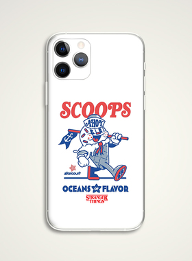 stranger things 怪奇物语 冰淇淋店 雪人吉祥物美剧周边手机壳 F372 适用苹果iphone17PROMAX AIR 华为小米