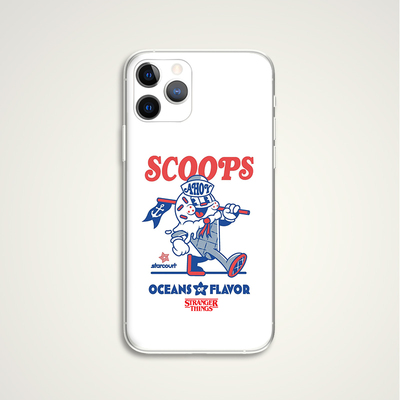 stranger things 怪奇物语 冰淇淋店 雪人吉祥物美剧周边手机壳 F372 适用苹果iphone17PROMAX AIR 华为小米