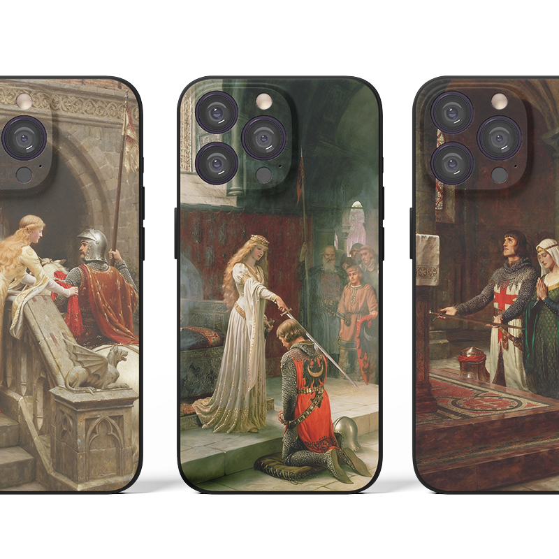 Edmund Blair Leighton 皇室宫廷贵族古典文艺复兴油画手机壳 F515 适用苹果17华为小米VIVOoppoo三星一加