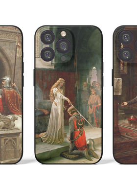 Edmund Blair Leighton 皇室宫廷贵族古典文艺复兴油画手机壳 F515 适用苹果17华为小米VIVOoppoo三星一加