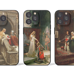 F515 Edmund 皇室宫廷贵族古典文艺复兴油画手机壳 Leighton 适用苹果17华为小米VIVOoppoo三星一加 Blair