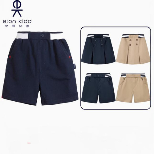 学院运动短裤男童夏季松紧腰裤子