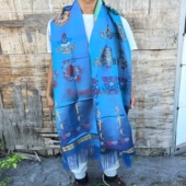 蒙文哈达高档民族风八吉祥蒙藏饰品独立包装 蒙古族婚礼礼仪献哈达