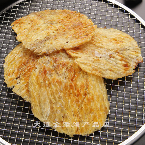 现烤香鱼片250g有嚼劲马面鱼先生鱼大连特产即食海味零食