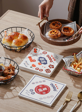 烘焙油纸食物专用垫纸吸油纸隔油防油垫纸包装商用薯条三明治油纸