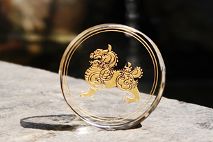 獬豸水晶镇纸 正义之美 法律出版社文创 现货  创意礼品 法律出版社旗舰店