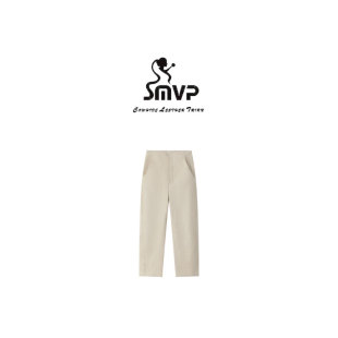 透气亲肤通勤休闲裤 日系棉麻风高腰直筒裤 子女TY004 SMVP