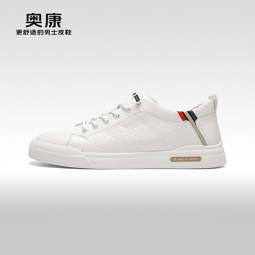 奥康春季新款休闲鞋鞋鞋
