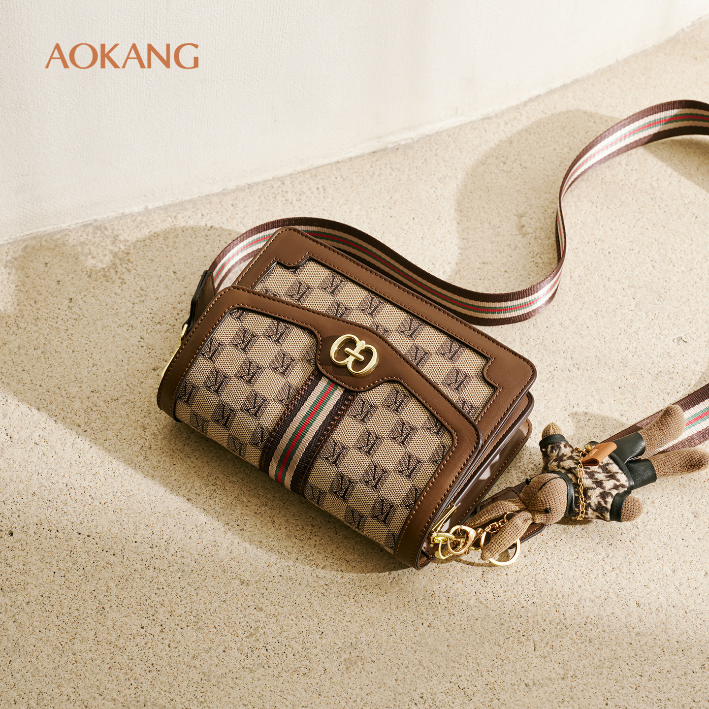 奥康 女包2026新款包包高级感单肩包大容量斜挎包上班通勤小方包