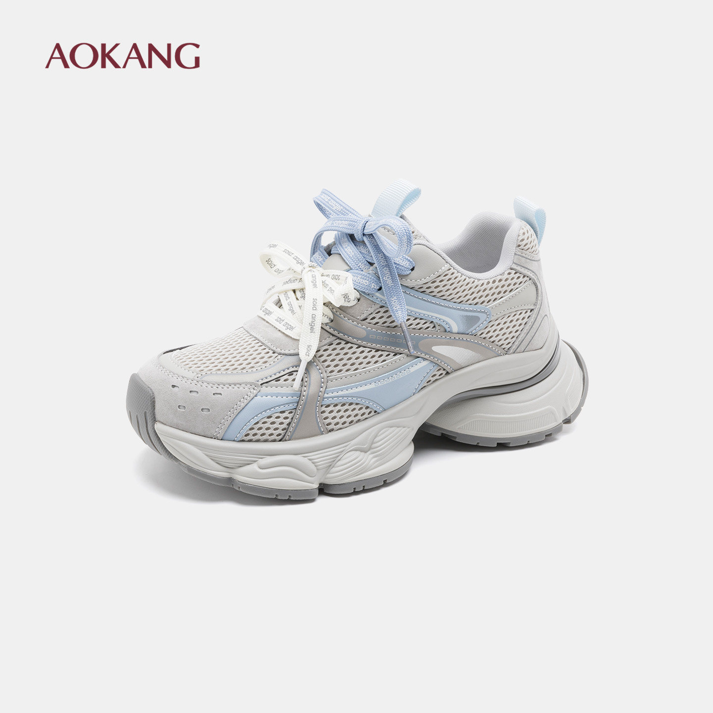 奥康 女鞋2026春季新款厚底增高老爹鞋百搭小个子休闲运动鞋,女鞋,老爹鞋,淘宝优惠券,粉丝福利购,淘宝优惠卷